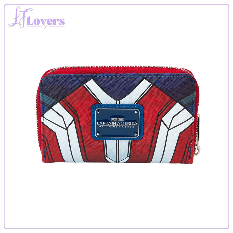 Load image into Gallery viewer, Loungefly Marvel Captain America Brave New World Zip Around Wallet
