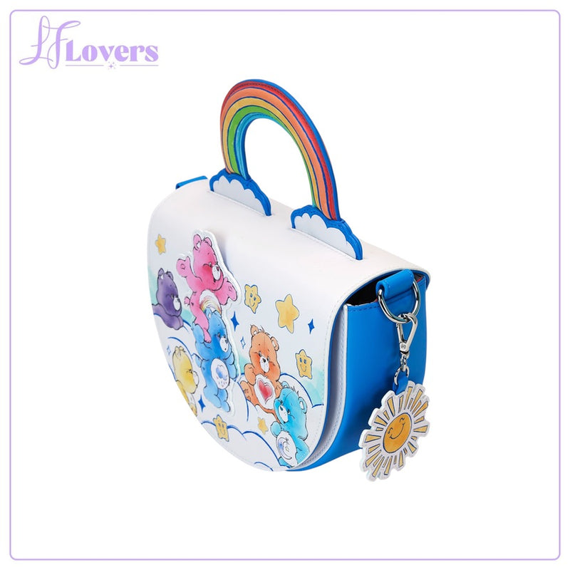 Load image into Gallery viewer, Loungefly Care Bears Rainbow Handle Crossbody
