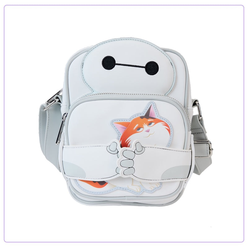 Load image into Gallery viewer, Loungefly Disney Big Hero 6 10th Anniversary Baymax Crossbuddies Bag
