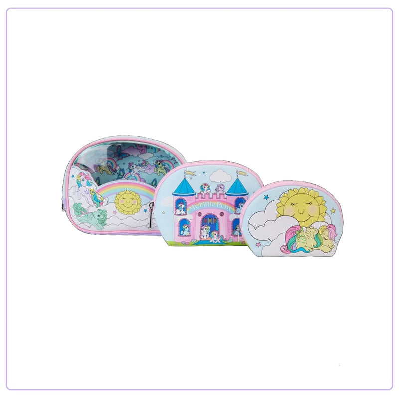 Load image into Gallery viewer, Loungefly Hasbro My Little Pony 3 Piece Cosmetic Bag Set - PRE ORDER - LF Lovers
