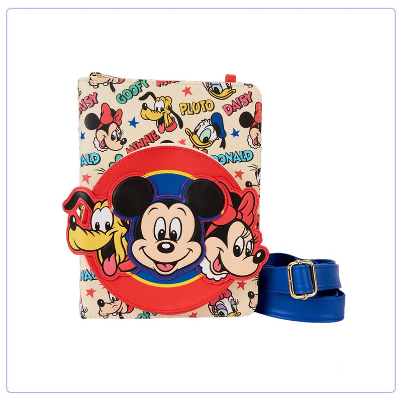 Load image into Gallery viewer, Loungefly Disney Classic Zip Around Crossbody Journal
