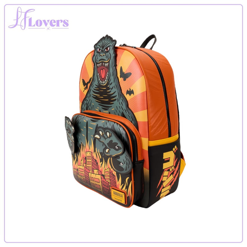 Load image into Gallery viewer, Loungefly Toho Godzilla Full Size Cosplay Backpack
