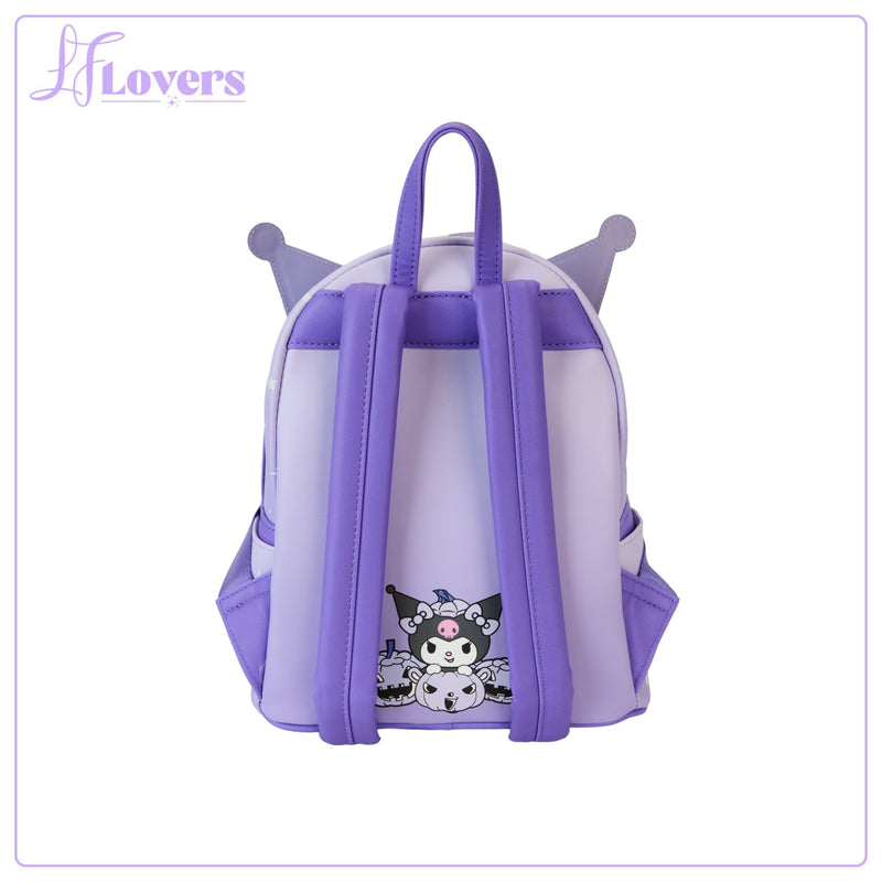 Load image into Gallery viewer, Loungefly Sanrio Kuromi Pumpkin Mini Backpack
