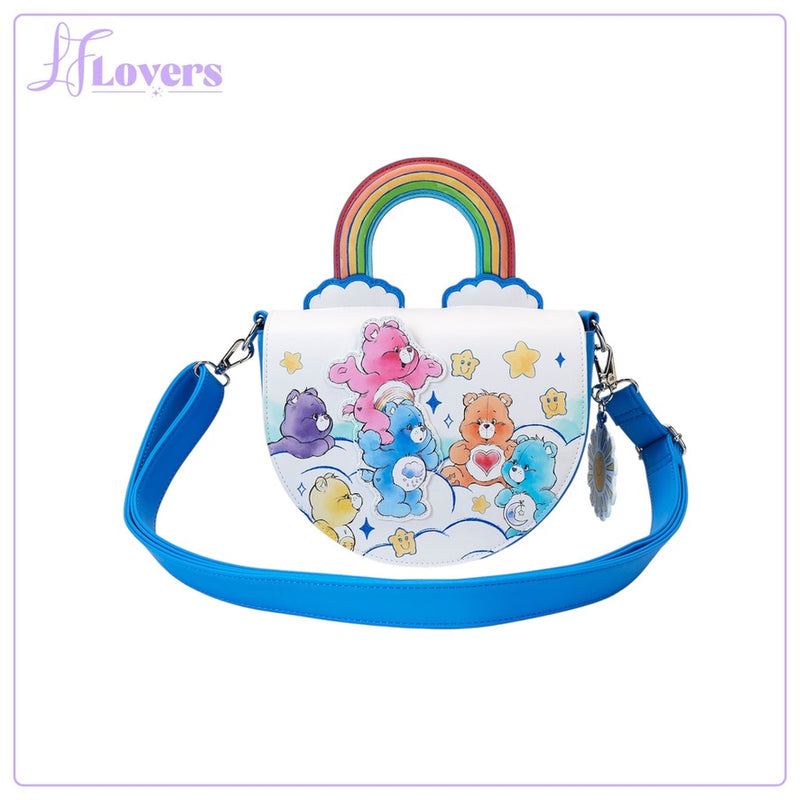 Load image into Gallery viewer, Loungefly Care Bears Rainbow Handle Crossbody
