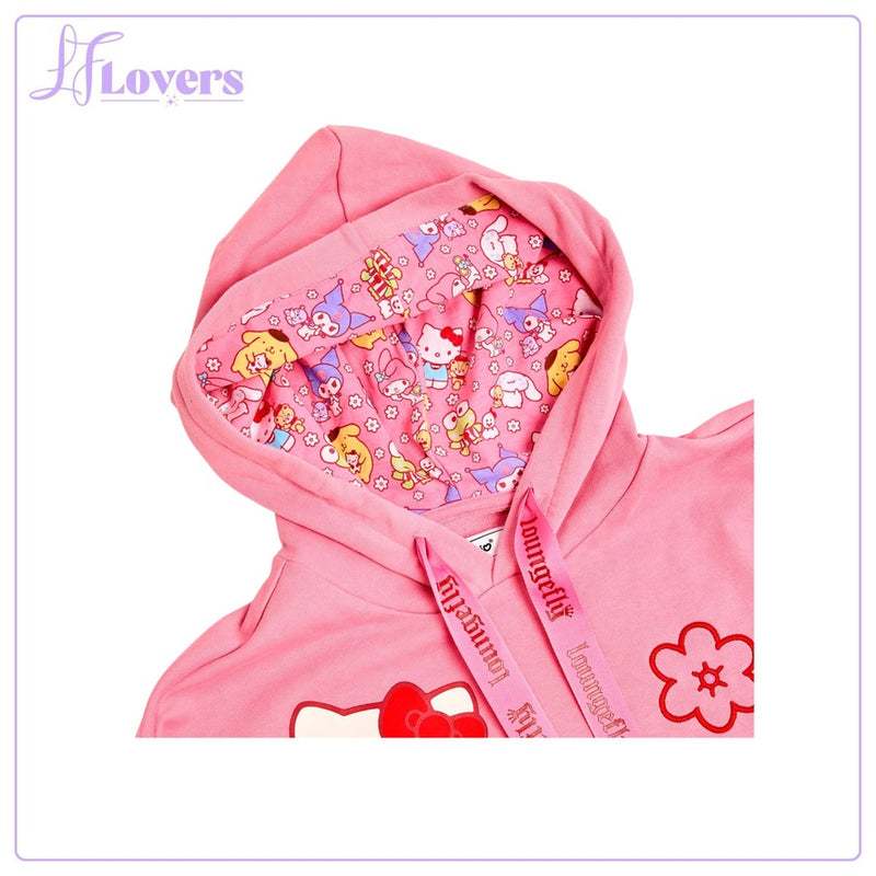 Load image into Gallery viewer, Loungefly Sanrio &amp; Friends Unisex Hoodie - PRE ORDER
