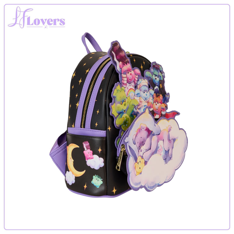 Load image into Gallery viewer, Loungefly Carebears X Universal Monsters Scary Dreams Mini Backpack
