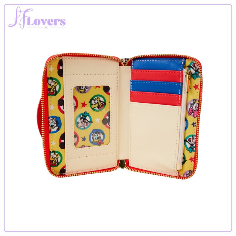 Load image into Gallery viewer, Loungefly Disney Mickey And Friends Classic Zip Around Wallet
