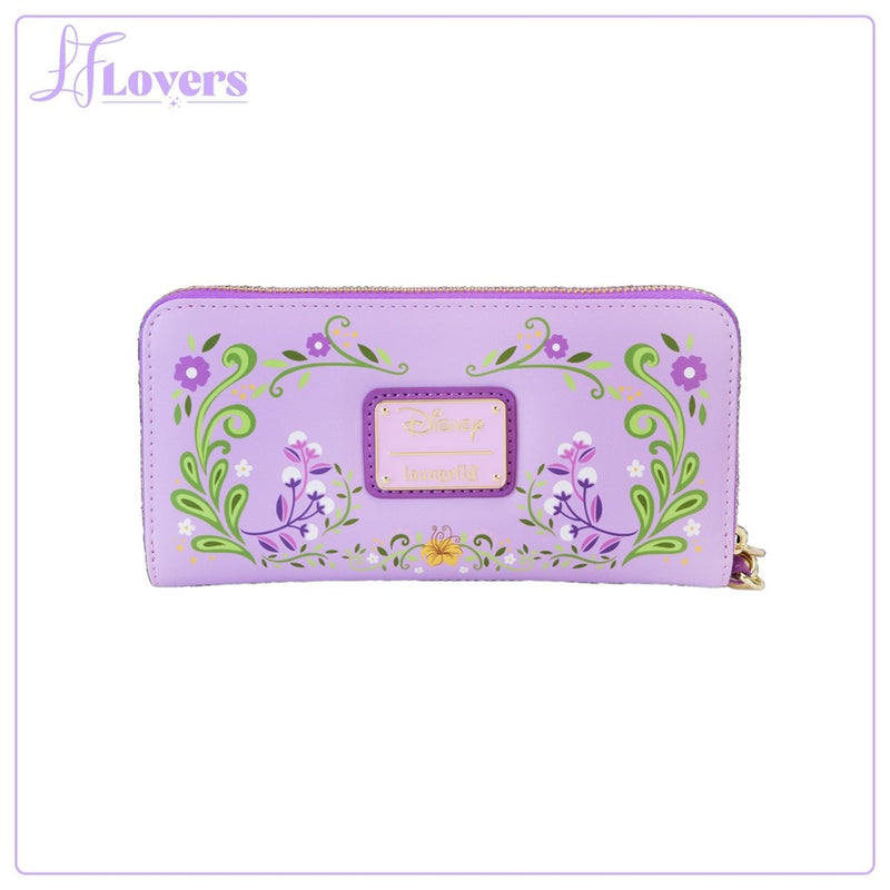 Load image into Gallery viewer, Loungefly Disney Princess Rapunzel Lenticular Wristlet Wallet
