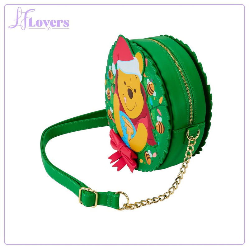 Load image into Gallery viewer, Loungefly Disney Winnie The Pooh Stuck In Wreath Crossbody
