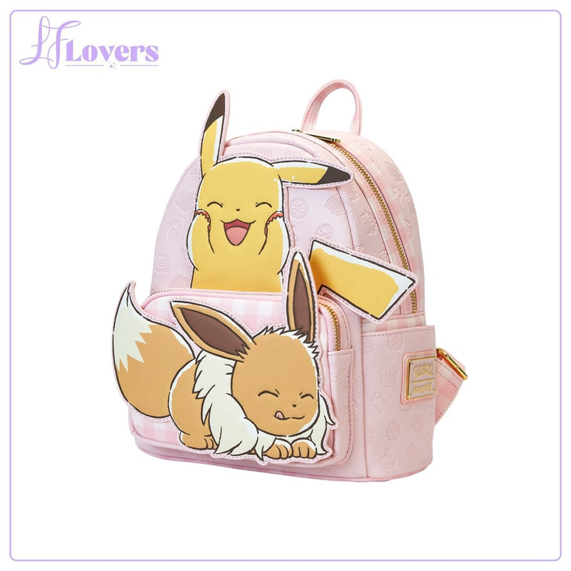 Load image into Gallery viewer, Loungefly Pokemon Pikachu &amp; Eevee Mini Backpack - PRE ORDER
