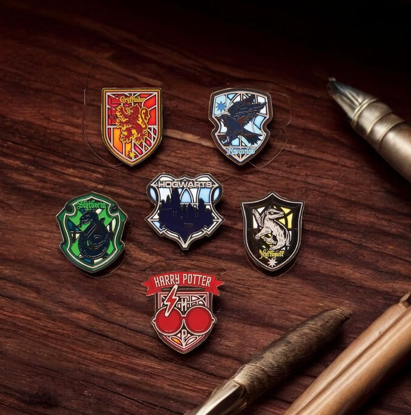 Load image into Gallery viewer, Loungefly Harry Potter™ Stained Glass Blind Box Pin Set
