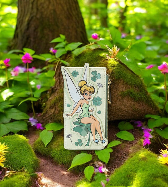 Loungefly Disney Tinker Bell 4-leaf Clover Large Card Holder