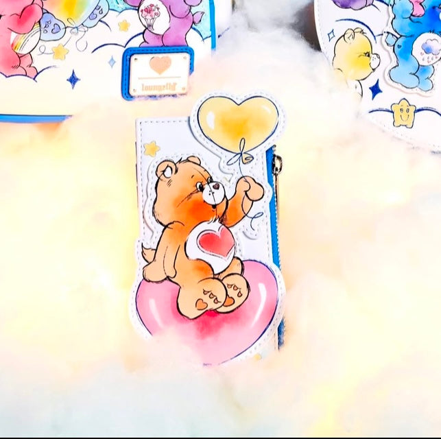 Load image into Gallery viewer, Loungefly Care Bears Heart Balloon Card Holder
