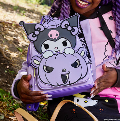 Loungefly Sanrio Kuromi Pumpkin Mini Backpack