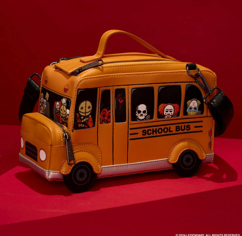 Load image into Gallery viewer, Loungefly Trick &#39;r Treat School Bus Crossbody - PRE ORDER
