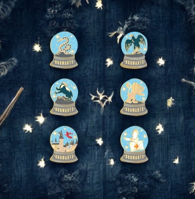 Load image into Gallery viewer, Loungefly Harry Potter™ Snowglobes Blind Box Pin Set
