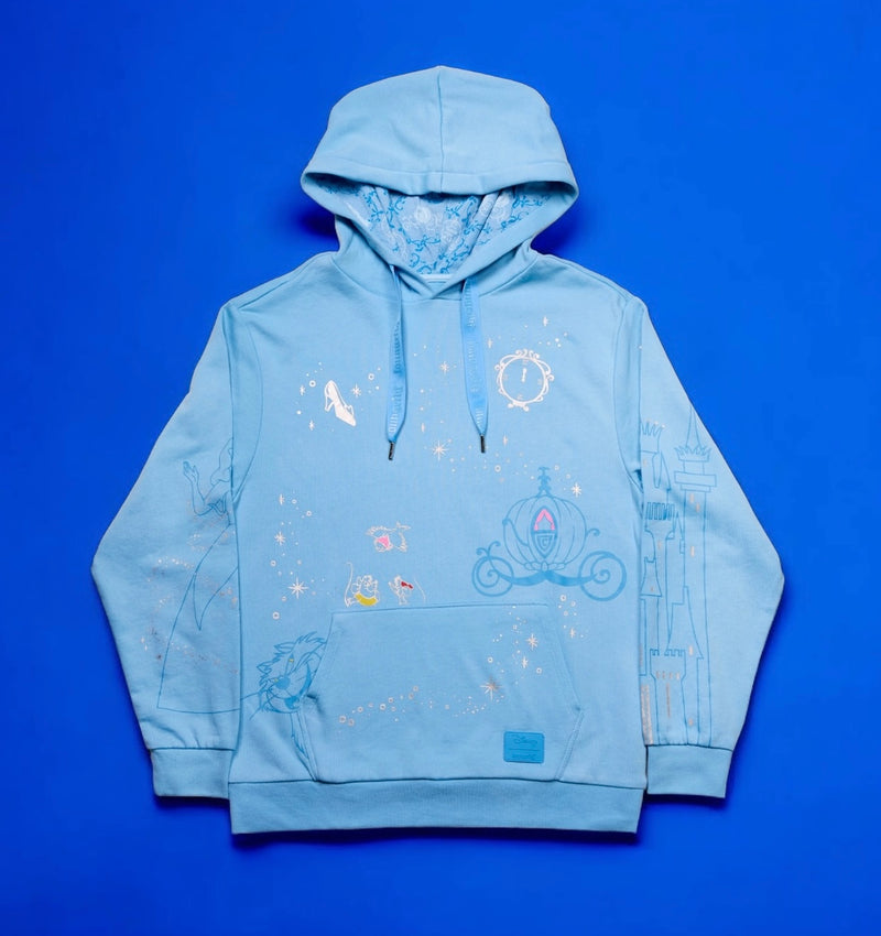 Load image into Gallery viewer, Loungefly Disney Cinderella 75th Anniversary Hoodie - PRE ORDER
