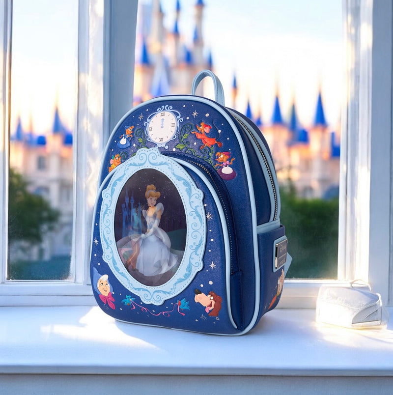 Load image into Gallery viewer, Loungefly Disney Cinderella 75th Anniversary Lenticular Mini Backpack
