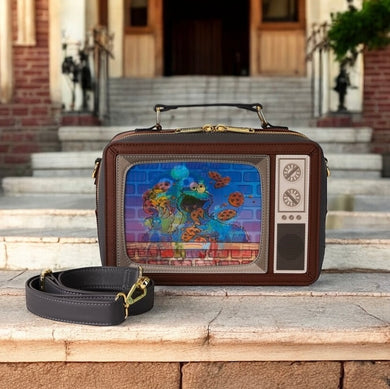 Loungefly Sesame Street Lenticular Retro TV Crossbody - PRE ORDER