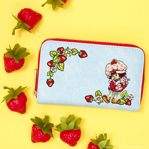 Loungefly Strawberry Shortcake Denim Plaid Wallet