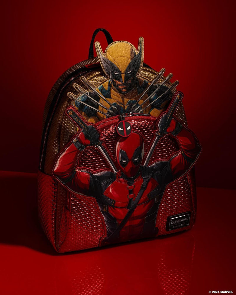 Load image into Gallery viewer, Loungefly Marvel Deadpool 3 Mini Backpack
