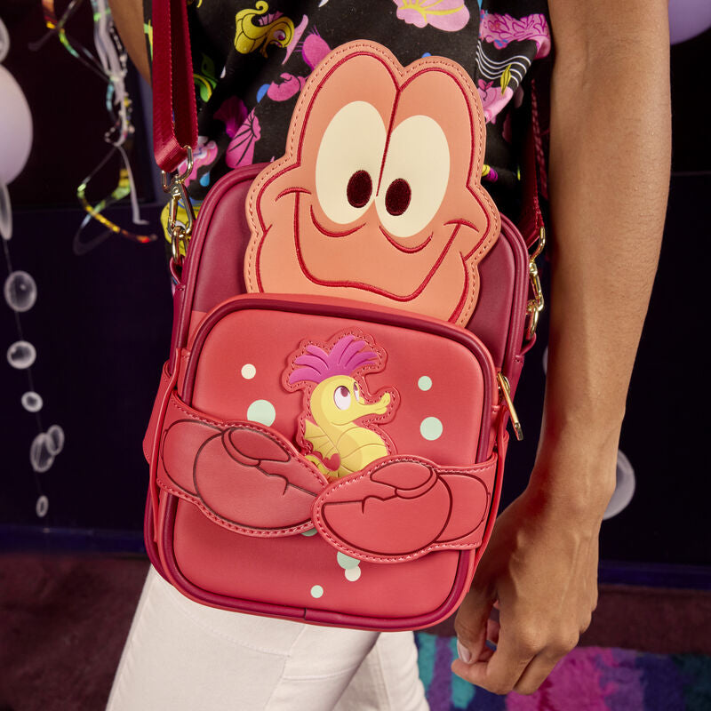 Load image into Gallery viewer, Loungefly Disney The Little Mermaid 35th Anniversary Sebastian Bag
