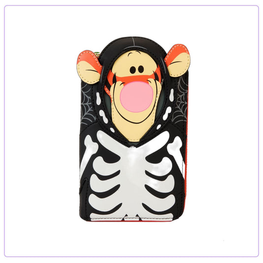 Loungefly Disney Winnie The Pooh Skeleton Tigger Zip Around Wallet