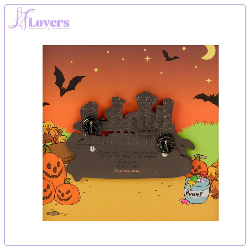 Load image into Gallery viewer, Loungefly Disney Winnie The Pooh Trick Or Treat Moving 3&quot; Collector Box Pin
