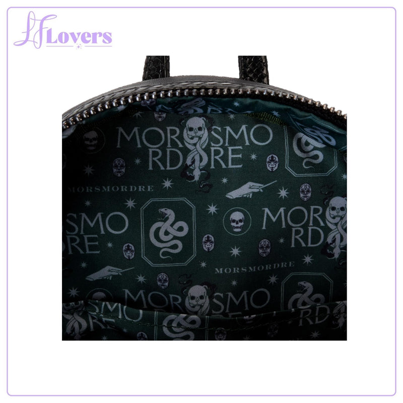 Load image into Gallery viewer, Loungefly Harry Potter Death Eater Cosplay Mini Backpack - PRE ORDER
