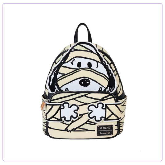 Loungefly Peanuts Snoopy Mummy Cosplay Mini Backpack -PRE ORDER