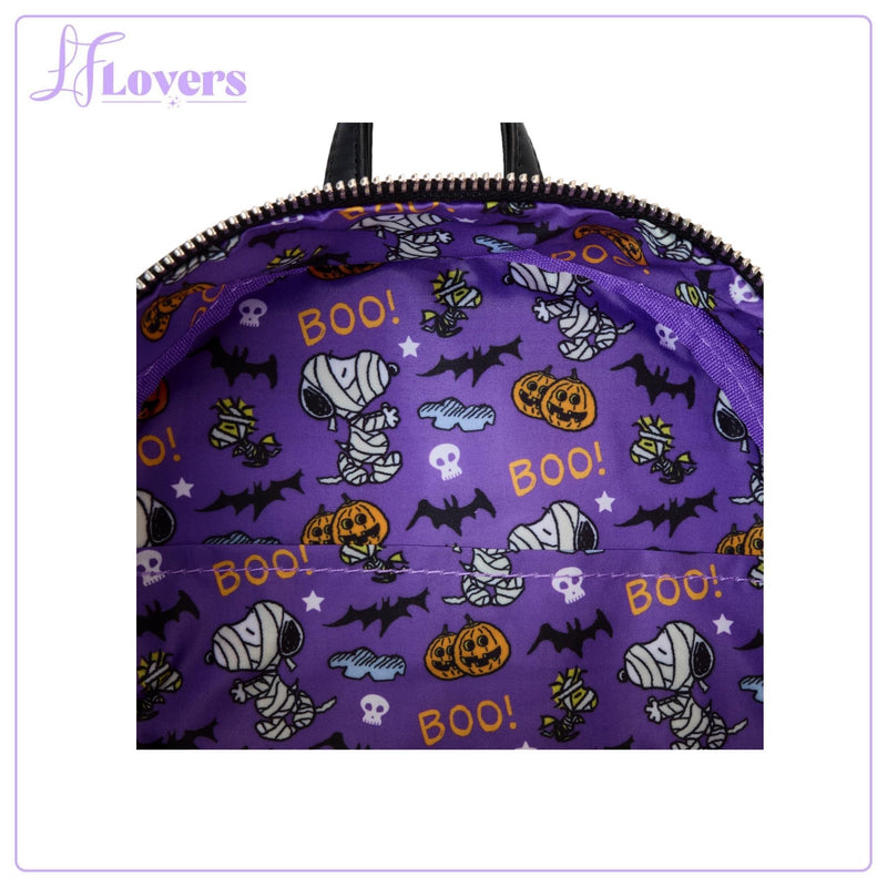 Load image into Gallery viewer, Loungefly Peanuts Snoopy Mummy Cosplay Mini Backpack -PRE ORDER
