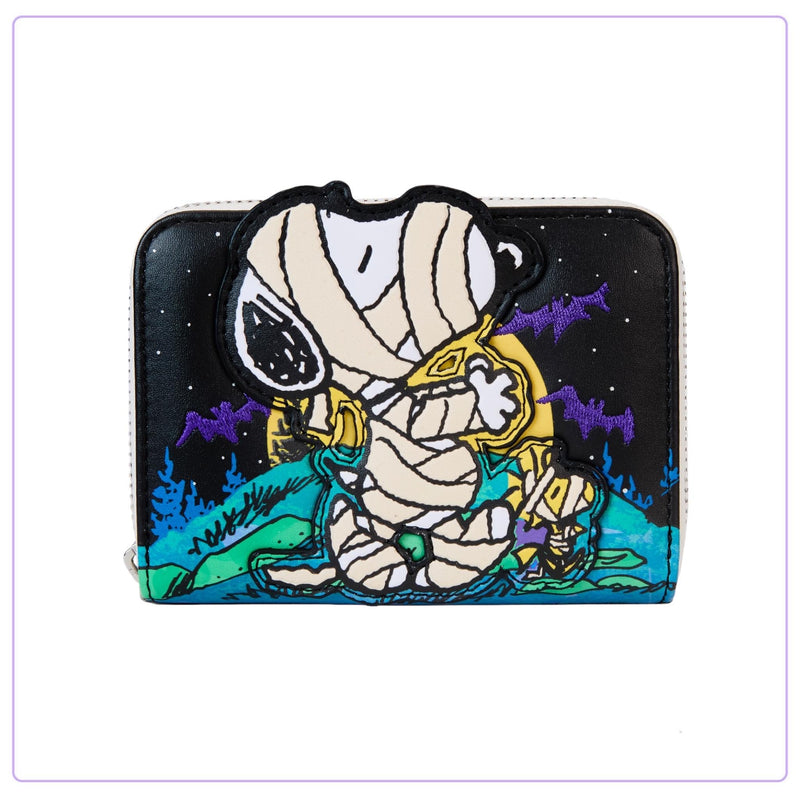 Load image into Gallery viewer, Loungefly Peanuts Snoopy Mummy Zip Around Wallet - PRE ORDER
