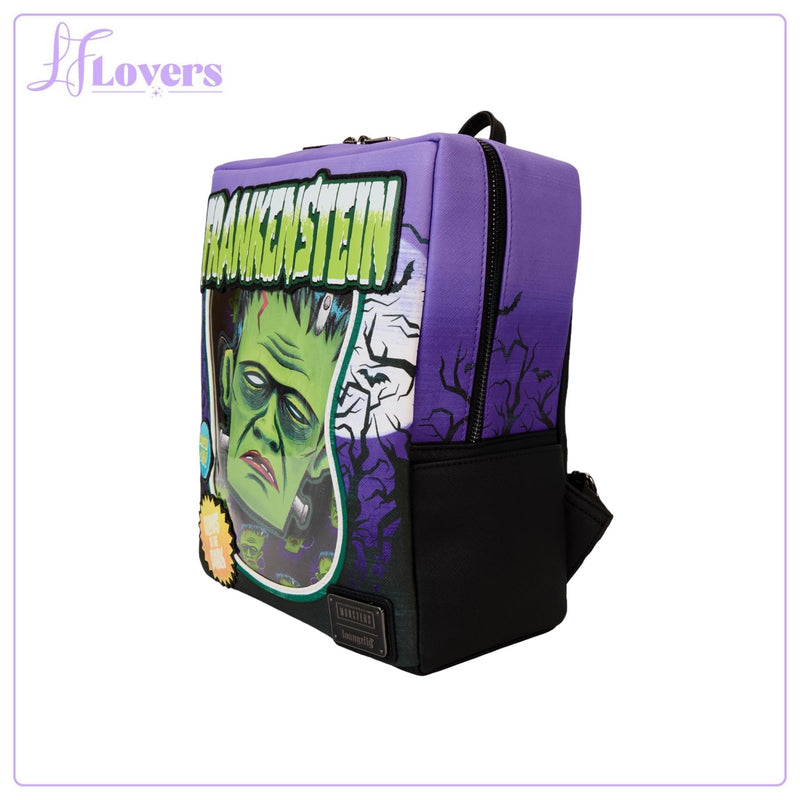 Load image into Gallery viewer, Loungefly Universal Monsters Frankenstein Neon Mask Mini Backpack - PRE ORDER
