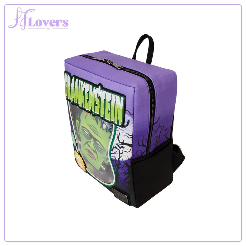 Load image into Gallery viewer, Loungefly Universal Monsters Frankenstein Neon Mask Mini Backpack - PRE ORDER
