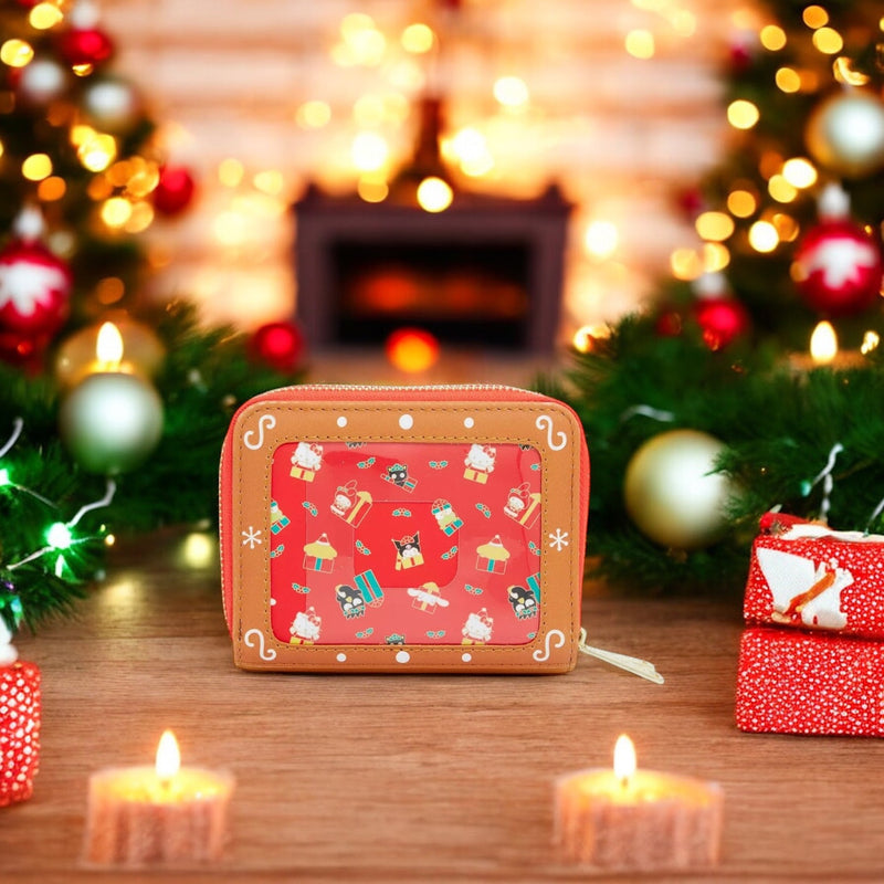 Load image into Gallery viewer, Loungefly Sanrio Hello Kitty &amp; Friends Gingerbread House Small Zip Wallet
