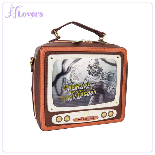 Loungefly Universal Monsters Vintage TV Triple Lenticular Crossbody - PRE ORDER