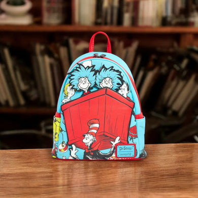 Loungefly Dr Seuss Thing 1&2 Box Mini Backpack