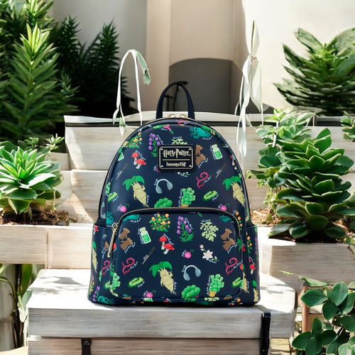 Loungefly Harry Potter Herbology All Over Print Mini Backpack