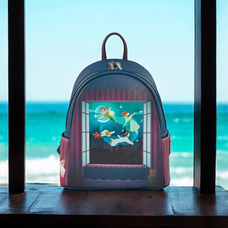 Load image into Gallery viewer, Loungefly Disney Peter Pan Scene Mini Backpack
