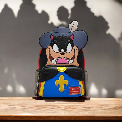 Loungefly Disney Three Musketeers Pete Villain Cosplay Mini Backpack