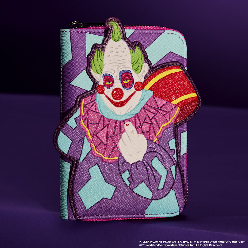 Load image into Gallery viewer, Loungefly Killer Klowns Jumbo Cosplay Zip Around Wallet
