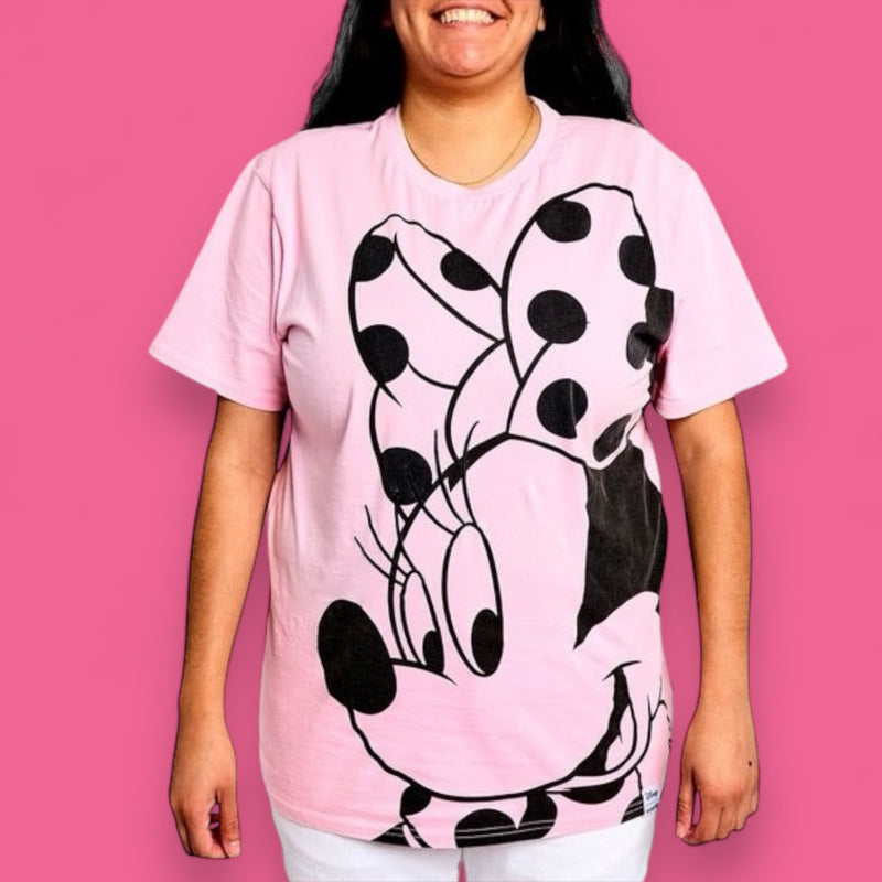 Load image into Gallery viewer, Loungefly Minnie Rocks The Dots Florals Unisex Tee - PRE ORDER
