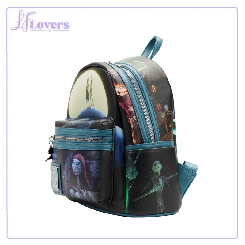 Load image into Gallery viewer, Loungefly Disney Nightmare Before Christmas Final Frame Mini Backpack
