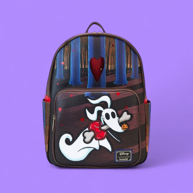 Load image into Gallery viewer, Loungefly Disney Nightmare Before Zero Full Size Backpack - PRE ORDER
