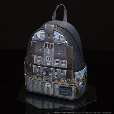 Loungefly MGM Wednesday Nevermore Academy Mini Backpack