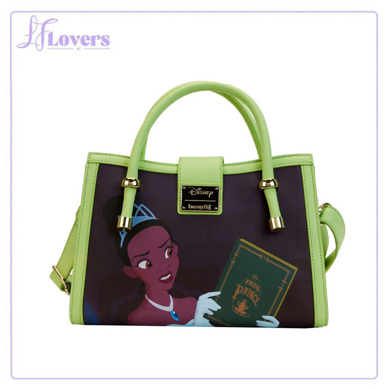 Load image into Gallery viewer, Loungefly Disney Princess and the Frog Princess Scene Crossbody Bag
