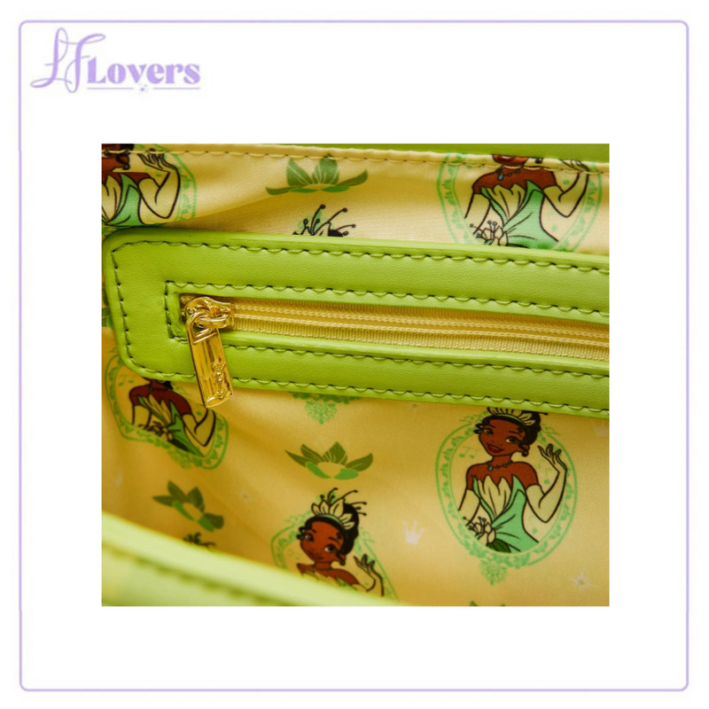 Load image into Gallery viewer, Loungefly Disney Princess and the Frog Princess Scene Crossbody Bag
