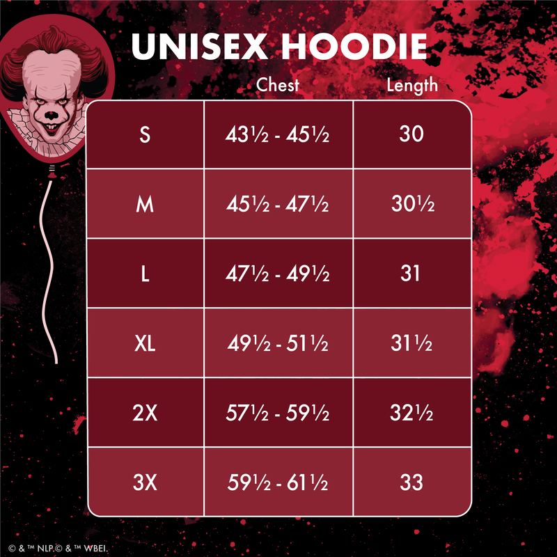 Load image into Gallery viewer, Loungefly Warner Brothers IT Pennywise Hooded Sweatshirt
