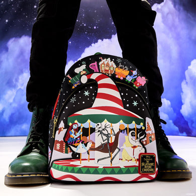 Loungefly Disney The Nightmare Before Christmas Town Mini Backpack