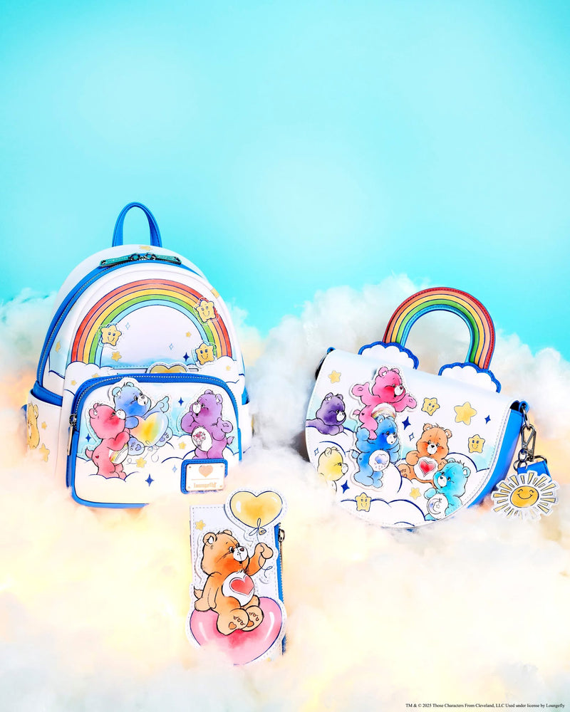 Load image into Gallery viewer, Loungefly Care Bears Rainbow Handle Crossbody
